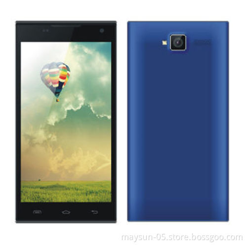 Cost Down Android Phones with 4.4 OS, GPS, HD Camera, Bluetooth, Quad Core, Blue Housing